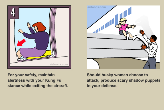 Airplane Safety Card Humor